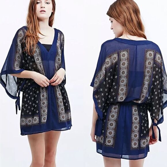 Free People Santa Cruz Kimono Size XS - Picture 6 of 13